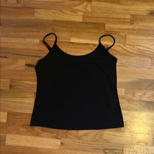 White House Black Market Black Fitted Sleeveless Camisole